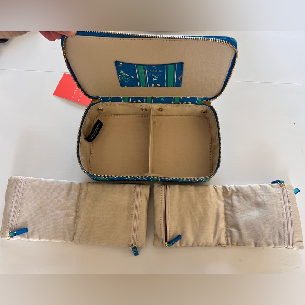 Neely & Chloe Pencil & Paper Co. Large Jewelry Travel Case NWT - Picture 3 of 9